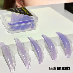 TEMU 투명 속눈썹 리프팅 패드 5세트 케라틴 속눈썹 리프팅 몰드 실리콘 속눈썹 컬러 메이크업 & 뷰티 속눈썹 강화 도구 속눈썹 리프팅 패드
