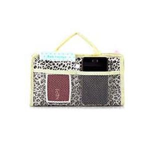 TEMU 한국발송 버튼 이너백 캐주얼 다용도 수납 파우치, 이너백, 여행 핸드백, 가방 보조파우치, 포장정리함