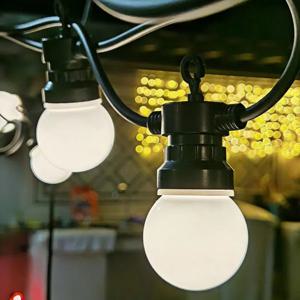 TEMU 파티라이트 야외파티등 캠핑장전구 램프 스트링전선 줄전등 LED줄조명 오징어등 방수전등선 줄전구 연장 가능