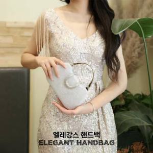 TEMU 빈티지 메탈 스트랩 포멀 클러치백 여성용 미니 크로스백 토트백 라운드 체인 핸드백 파티 드레스 연회 가방