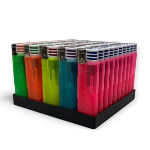 TEMU 프린스 전자 라이터 반투명 라이타(1BOX 50개)