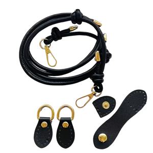 TEMU 5개/세트 우븐 가방 부착품 | 조절 가능한 인조 가죽 버클, 패션 PU 숄더 스트랩, 지갑 제작 키트용 수제 재료 포함, DIY 지갑 제작