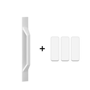 TEMU 플레이트가 있는 드릴 불필요 도어 핸들, 창고 캐비닛, 통로 문, 스윙 또는 도어용 푸시-풀 핸들에 적합, 다양한 캐비닛 및 문에 적용 가능, 가정 장식 및 가구 업그레이드에 용이