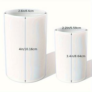 TEMU 2개 실리콘 실린더 캔들 몰드 - 불규칙한 모양, DIY 캔들 만들기용 공예 재료