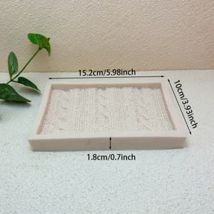 TEMU 크리스마스 스웨터, 수제 클레이 소프트 도자기 제작 몰드 레진 접착제 장식 제작 실리콘 몰드 1개