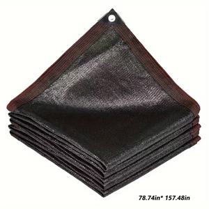 TEMU 야외 복도 발코니 햇빛 가리개 네트, 야외 정원 발코니 사생활 보호 네트 햇빛 가리개 네트, 검정색 통기성 햇빛 가리개 네트, 다양한 크기의 테두리 햇빛 가리개 네트