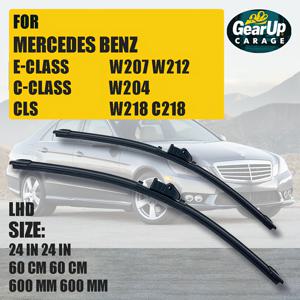 TEMU E-Class W207 W212, C-Class W204, CLS W218 C218 용 윈드쉴드 와이퍼 블레이드, 저소음 올 시즌 성능, 안정적인 전면 윈드쉴드 와이핑