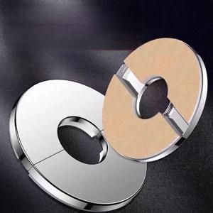 TEMU 10개 스테인리스 스틸 벽 구멍 커버, 원형 장식 링 - /가스 히터/에어컨 파이프 출구용 범용 방청 플랜지 가드, 쉬운 설치 드라이월 트림 키트 (주방, 욕실, 세탁실)