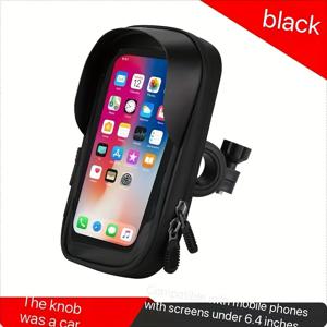 TEMU 자전거 휴대폰 거치대 및 핸들바 가방, TPU 터치스크린 보호 케이스가 있는 핸들바 휴대폰 마운트, 4.5~6.4인치의 휴대폰에 적합