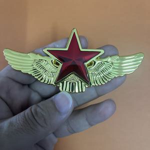 TEMU 1개, 맞춤형 메탈 스티커, 펜타그램 날개 개조 자동차 엠블럼, 심미적이고 실용적인 트렁크 배지 - 펜더 엠블럼 - 사이드 패널 스티커