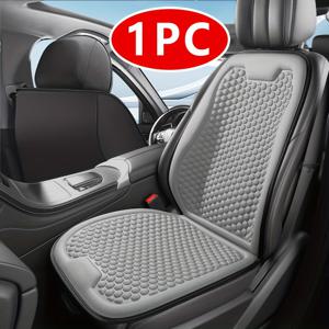 TEMU 통풍성이고 편안한 여름용 차량용 시트 커버 1개. 범용 앞좌석용으로 디자인되었으며, 설치가 용이하고, 비탄성 밴드 디자인을 특징으로 하며, 재질로 제작되었으며, 4가지 색상으로 제공됩니다.