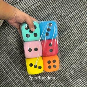 TEMU 2개 초대형 소프트 폼 주사위 세트 - 학습과 놀이에 완벽, 생일, 크리스마스, 할로윈 등에 이상적인 선물