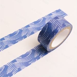 TEMU 블루-퍼플 시리즈 와시 테이프 세트 1.5Cmx5M 다이어리 장식 스티커 옵션 패턴 스완 과일 소녀 비우천 물결 패턴 문구류 다이어리 테이프