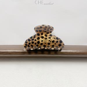 TEMU 1개 패션 프린트 헤어 클립, 소형 아크릴 헤어 클로, 동물 패턴, 하프업 헤어스타일, 날리기 방지 등, 데일리 캐주얼 행사 - 파티 또는 사교 행사 - 정장 행사 등에 적합