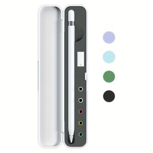 TEMU 애플 펜슬 보호 케이스는 보관용으로 디자인되었으며, 팁 커버와 아이패드 정전식 펜 슬롯이 특징이며 분실 방지에 도움을 줍니다.