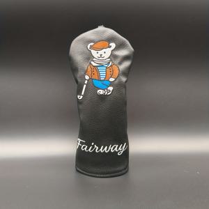 TEMU 드라이버, 우드, 아이언, 퍼터 클럽 헤드 보호용 재미있는 골프 클럽 커버. 클래식하고 스타일리시하며 모든 골퍼에게 적합한 다용도 클럽 커버로 완벽합니다. 골프 캡 커버