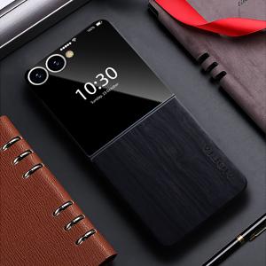 TEMU 갤럭시 Z 플립 7 FE 5G 폰케이스: 대나무 무늬 PU 가죽 커버, 갤럭시 Z 플립7 FE Z플립7 FE 케이스