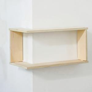 TEMU 1개 나무 사다리꼴 코너 선반, 따뜻하고 편안한 거실 및 침실 코너 장식용 수납 선반