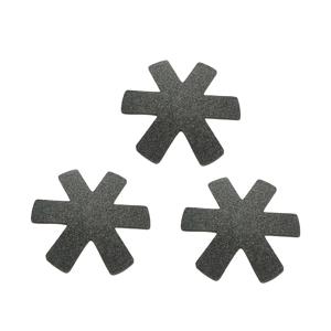 TEMU 냄비 받침용 스크래치 방지 보호 패드 6개 세트, 세 가지 다른 사이즈, 긁힘 방지를 위한 쌓기 및 보호용 미끄럼 방지 그릇 가스켓