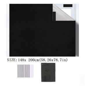 TEMU 100% 휴대용 커튼, 커팅 가능, 천막형, 드릴링 불필요, 접착식 백킹, 소규모 사무실/홈오피스/RV/기숙사에 적합