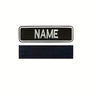 TEMU 맞춤형 자수 이름 패치 후크 패스너 5*1.5인치, 유니폼, 작업복 셔츠, 모자용 사기 고사 패치