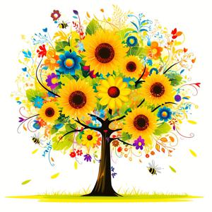 TEMU 초보자용 십자수 DIY 키트, 행운의 돈나무/금전적 번영의 나무/사계절 나무 시리즈, 11CT 중간 눈금 프린트 키트, 바늘, 실, 패턴 포함, 힐링 및 스트레스 해소 수 자수, 집 장식 선물