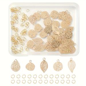 TEMU 귀여운 디자인의 약 50개 황동 와이어 펜던트, 귀걸이, 팔찌, 목걸이 제작에 적합