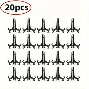 TEMU 플라스틱 카드 홀더 20개 세트, 접이식 디스플레이 스탠드, 사진 프레임 홀더, 사진 앨범을 위한 유용한 받침대, 홈 데코, 이벤트 및 파티 용품에 적합