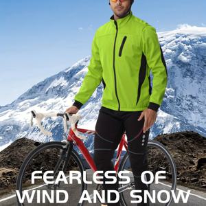 TEMU 남성용 소프트 쉘 따뜻한 가을/겨울 사이클링 재킷; 지퍼, 포켓, 반사 스트립이 있는 흡습성 스웨트셔츠; 로드 사이클링 및 야외 스포츠에 적합