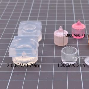 TEMU 미니어처 미니 항아리 보관 접시 만들기 실리콘 몰드 DIY 트레이 및 디쉬 실리콘 몰드