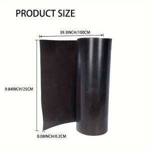 TEMU 단단한 고무 시트 롤, 개스킷, 실링 패드, 공예, 바닥재, 충격 흡수, 미끄럼 방지 씰, 내마모성 지지대 및 창고 바닥 보호에 적합