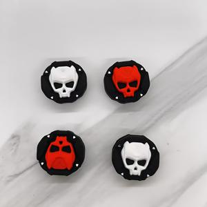 TEMU 4개 세트 스컬 실리콘 썸 그립, PS5/PS4/Xbox & Switch Pro용 컨트롤러 그립 커버 - 편안한 캡, 미끄럼 방지 보호 슬리브, 게이밍 액세서리, 친구 선물 추천