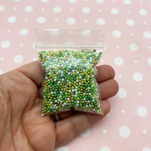 TEMU 20g 세인트 패트릭 데이, 토핑, 모조 캐비어용 유리 캔디 비즈 - 스무디, 파보르, 유리 비즈 장식용 컬러 비즈