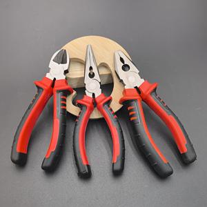 TEMU 전기 기술자를 위한 가정용 도구 세트: 와이어 커터, 바늘머리 플라이어, 사선 플라이어. 높은 경도 및 내마모성 소재로 제작된 이 가정용 도구는 가정 수리 및 전기 작업에 적합합니다.