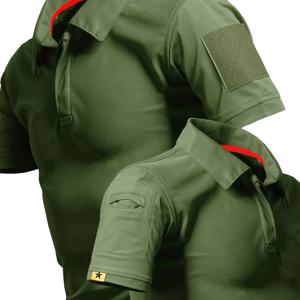 TEMU 클래식 단색 남성용 반팔 폴로 셔츠, 편안하고 통기성 좋은 칼라형 여름용 아웃도어 셔츠, 추가 제품은 포함되어 있지 않습니다.