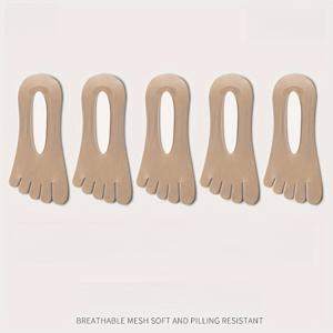 TEMU 3/5켤레 플립플롭 양말 남성용 오방지 양말, 남성용 여름 초슬림 쿨 양말, 보이지 않는 보트 양말, 발가락 양말, 얕은 입구 남성용 실리콘 미끄럼방지 양말