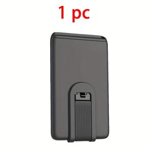 TEMU 휴대폰용 접착 카드 포켓 지갑 케이스, 범용 실리콘 디자인, 신용 카드 스탠드 포함