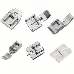TEMU 6개 6가지 스타일 지퍼 재봉틀 발 보이지 않는 지퍼 발 가정용 재봉틀 부품 Brother Vocalist Janome 스티칭 도구