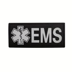 TEMU 반사 EMS 패치 1개 (뒷면 접착 시트 포함), 재킷, 청바지, 의류, 백팩, 토트백 등에 적합