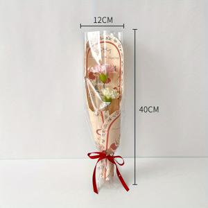 TEMU 10개 크라프트 종이 + 10개 포장 봉투, 싱글 꽃다발의 스타일리시한 비밀을 풀어보세요! 발렌타인데이, 생일, 크리스마스, 추수감사절에 꽃을 포장해 사랑이 넘치는 특별한 생일 선물로 만들어보세요.