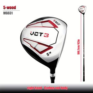 TEMU PGM 골프 우드. 3-Wood, 5-Wood, 카본 파이버 샤프트로 제작되었으며 오른손잡이용으로 설계되었습니다. 알루미늄 합금 클럽헤드가 특징이며 남녀 모두에게 적합합니다.
