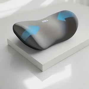 TEMU 수면 및 누워 있는 자세를 위한 요추 베개 - 인체공학적 등 지지 쿠션, 통기성 커버, 세탁 가능, 침대·소파·바닥 다용도, 편안한 눕기 보조, 부드러운 쿠션감, 옆으로 자는 사람을 위한 지원