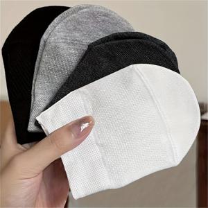 TEMU 여성용 반장화 보트 삭스 4켤레, 미끄럼 방지 기능이 있는 짧은 보이지 않는 양말, 여름용 하이힐 및 슬리퍼에 적합, 통기성 메쉬로 제작되어 편안함을 제공, 슬리퍼 삭스, 여름 신발, 통기성 메쉬, 편안한 양말, 짧은 양말