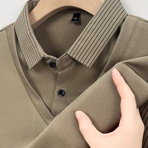 TEMU 남성용 긴팔 셔츠, 2-in-1 버튼탑, 솔리드 컬러 편안함, 스포츠 캐주얼 오피스웨어, 통기성 좋은 베이스 레이어 티셔츠