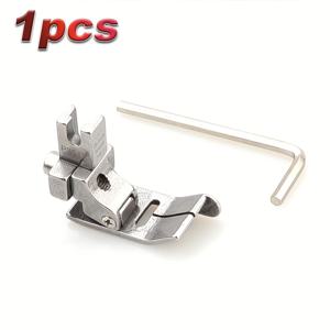 TEMU 1개 새로운 조절식 P351X 오른쪽 압력 발판 평면 자동차 압력 발판 - (조절 범위 3-10mm) 밝은 색선과 어두운 색선 중간 두께 재질 압력 발판, 재봉틀 압력 발판 추가, 추가 기능 포함