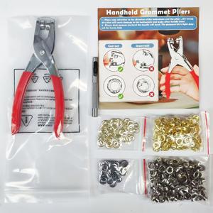 TEMU [3가지 사이즈 옵션] 12mm 메탈 아일렛 아이 네일, 와셔, 홀 펀치 및 아일렛 아이 네일 플라이어 세트, 타포린 수리 및 설치용 12mm 아일렛 아이 네일 세트, 수공예품, 가죽, 벨트, 신발 및 아일렛 도구 세트