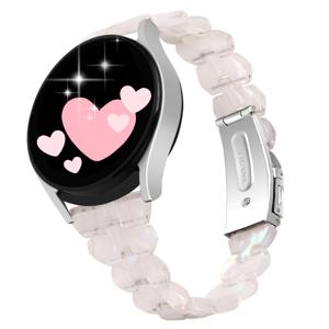 TEMU 20mm 퀵핏 경량 컬러풀 레진 시계 밴드 (삼성 갤럭시 FE/8/7/6/5/4/3용), Garmin Approach S44/S50/S42/S40 & Forerunner 570/165/158/245/645용 조절 가능한 땀 방지 스트랩, Huawei GT3 Pro/GT2 & Amazfit GTS 4용 스포츠 손목 밴드