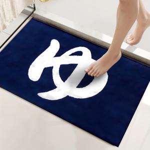 TEMU 폴리에스터 모던 플로어 매트 카펫, 화이트 아트 추상 패턴, 세탁기 사용 가능 미끄럼 방지, 두꺼운 경량 슈퍼 소프트, 거실/침실/현관/입구, 현관문/주방/욕실/실내, 발코니/아파트/사무실