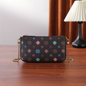 TEMU 다옴인 신체 체인 스퀘어 백! 2025년 신상 프린트 크로스바디 백 여성용, 핸드폰, 열쇠, 립스틱을 들 수 있는 세련된 소형 숄더백 - 통근, 데이트, 스타일링에 완벽