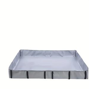 TEMU 내구성 있는 폴리에스터 기니피그 사육장 안감 1개, 검은색 스트랩 포함, 햄스터, 토끼, 소형 반려동물용 세척이 쉬운 매트리스에 적합, 심플한 디자인의 사육장 액세서리